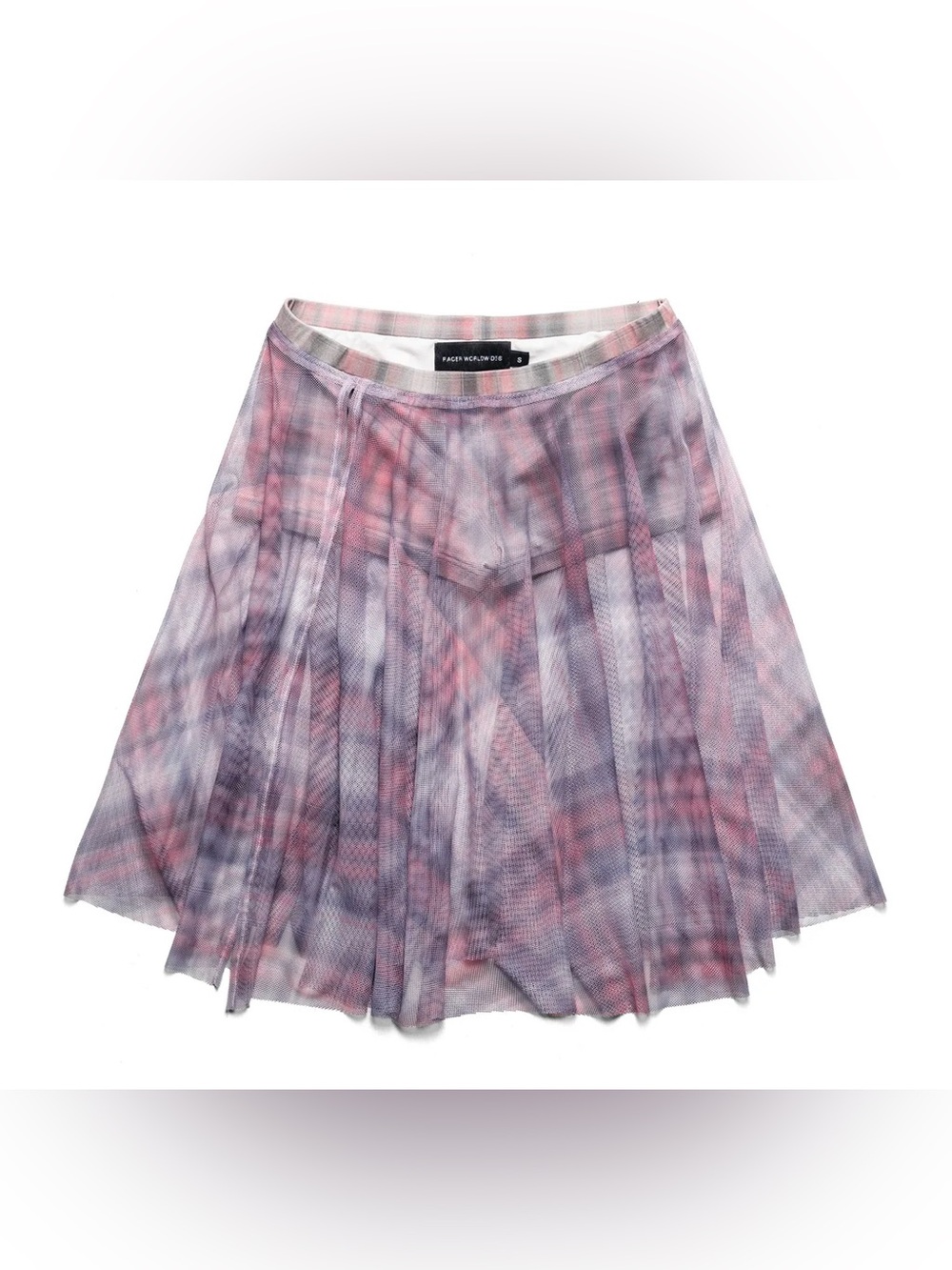 Racer worldwide PLAID SHORTS-SKIRT